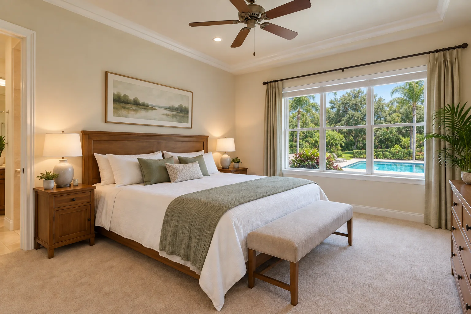 Primary bedroom — illustrative listing photo